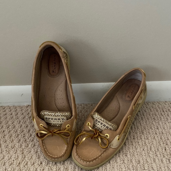 Woman’s Sperry Leather size 7.5 Top-Sider Shoes VGC - Picture 1 of 7